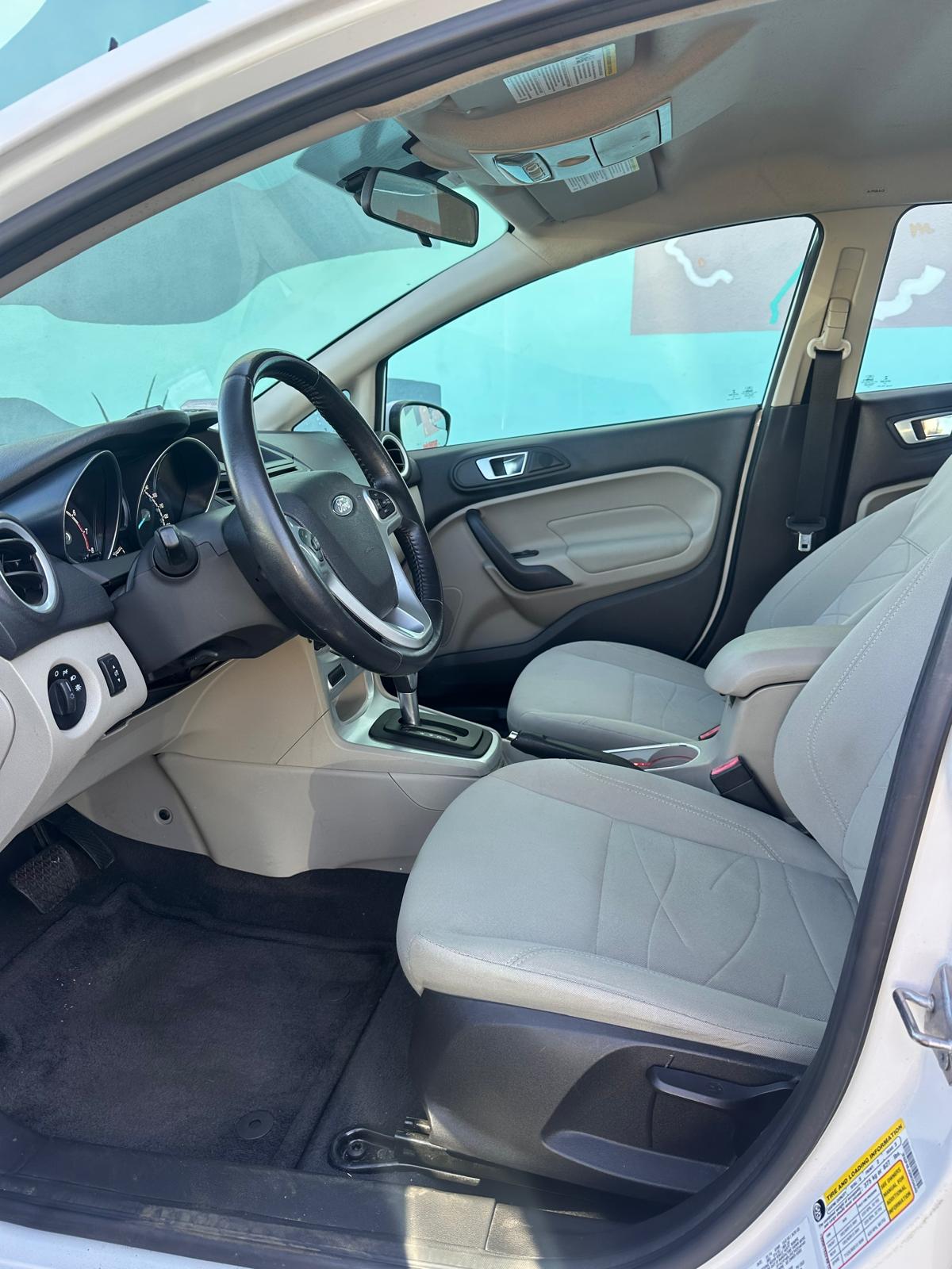 Ford Fiesta side profile compact car rental Santa Cruz California