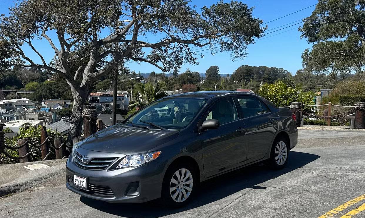 Toyota Corolla rental car Santa Cruz Capitola